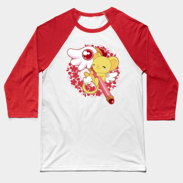 Chibi Kero Baseball T-Shirt by WarGreymonZero